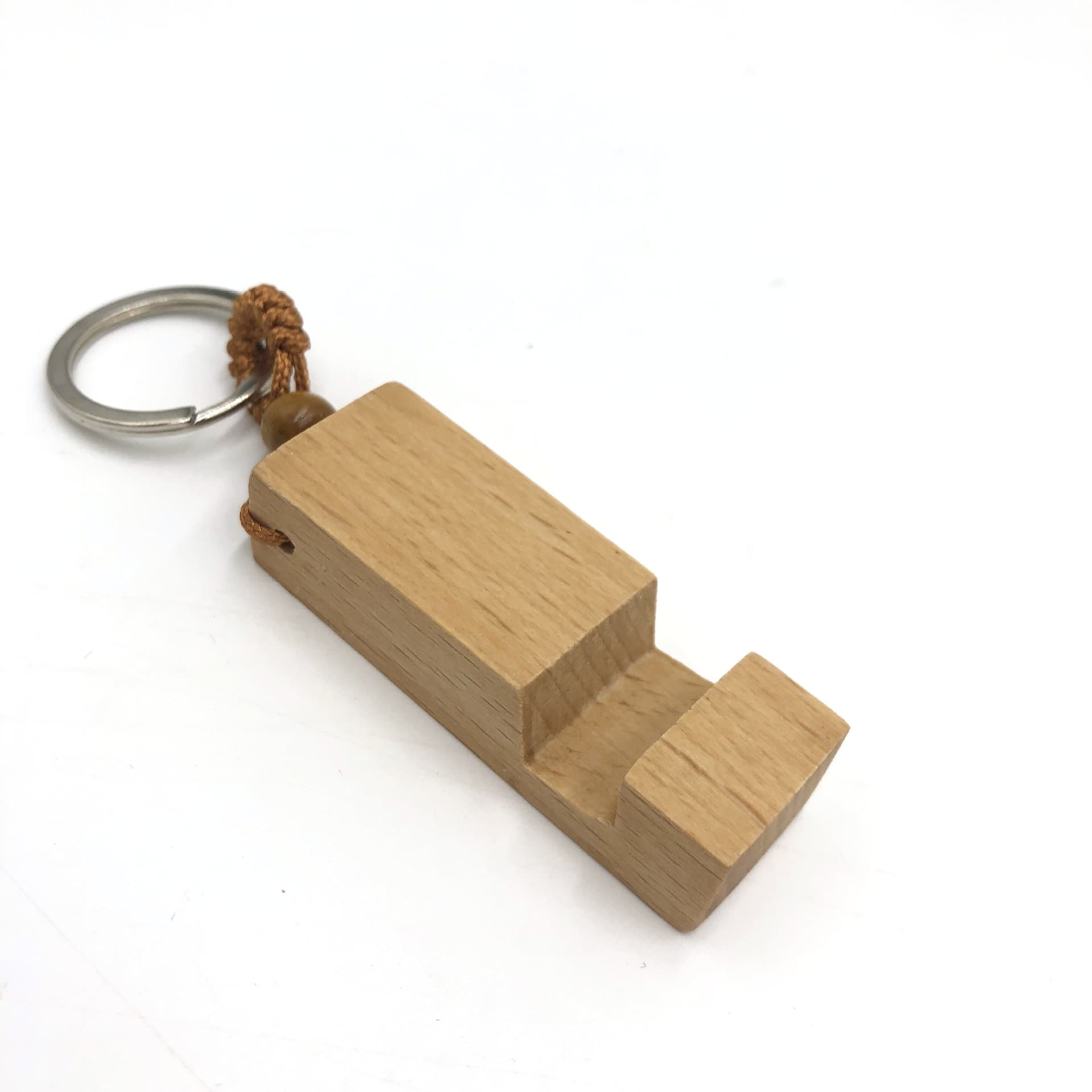 Wood Phone Stand Keychain