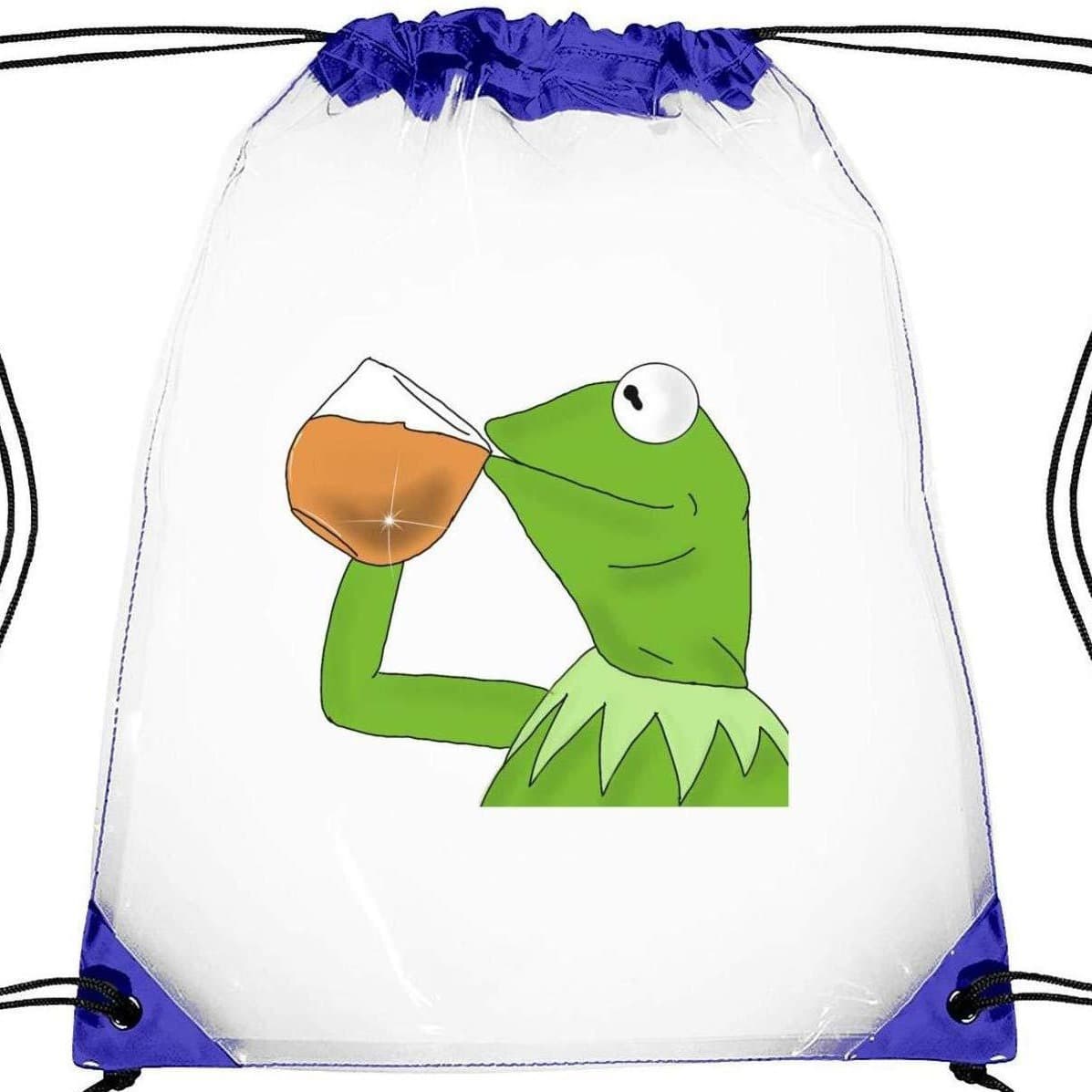 Clear Stadium Drawstring Backpack thumbnail 8