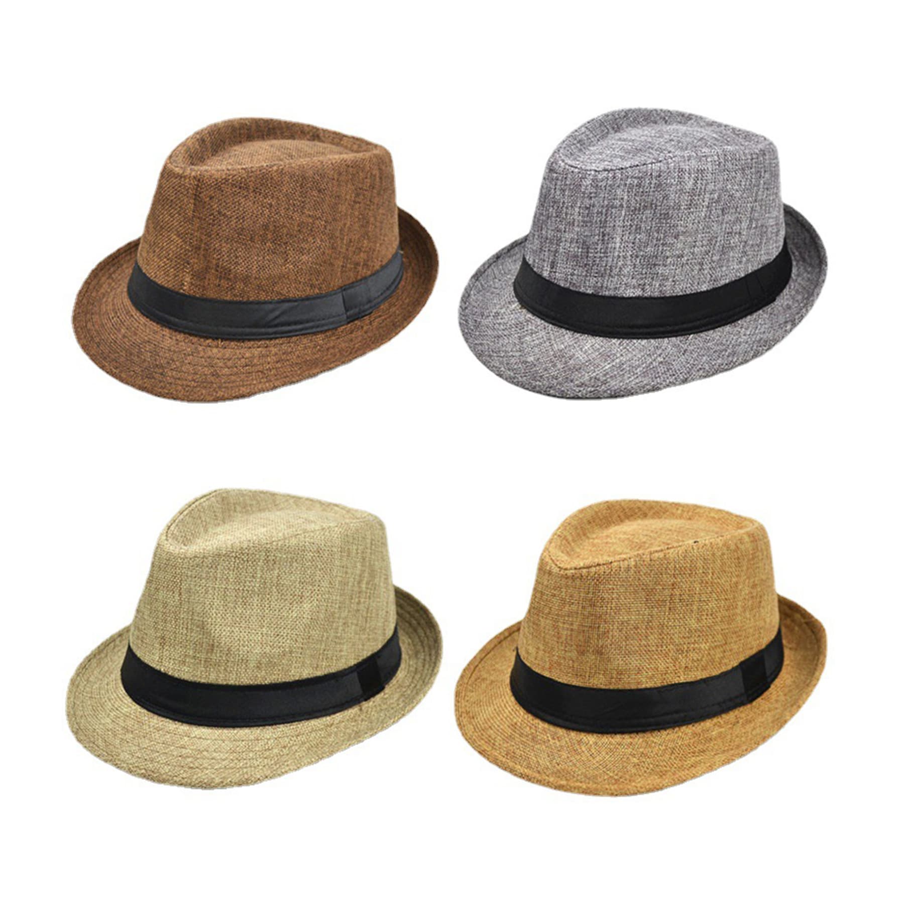 Straw Fedora Hat thumbnail 24