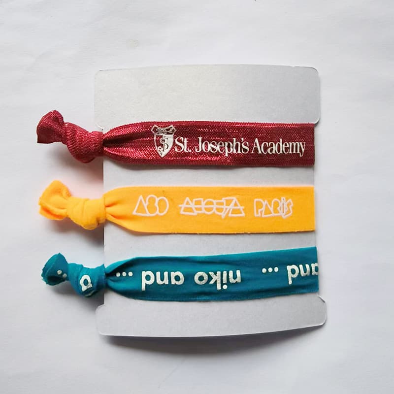 Knotted Hair Ties Elastic Ribbon thumbnail 5