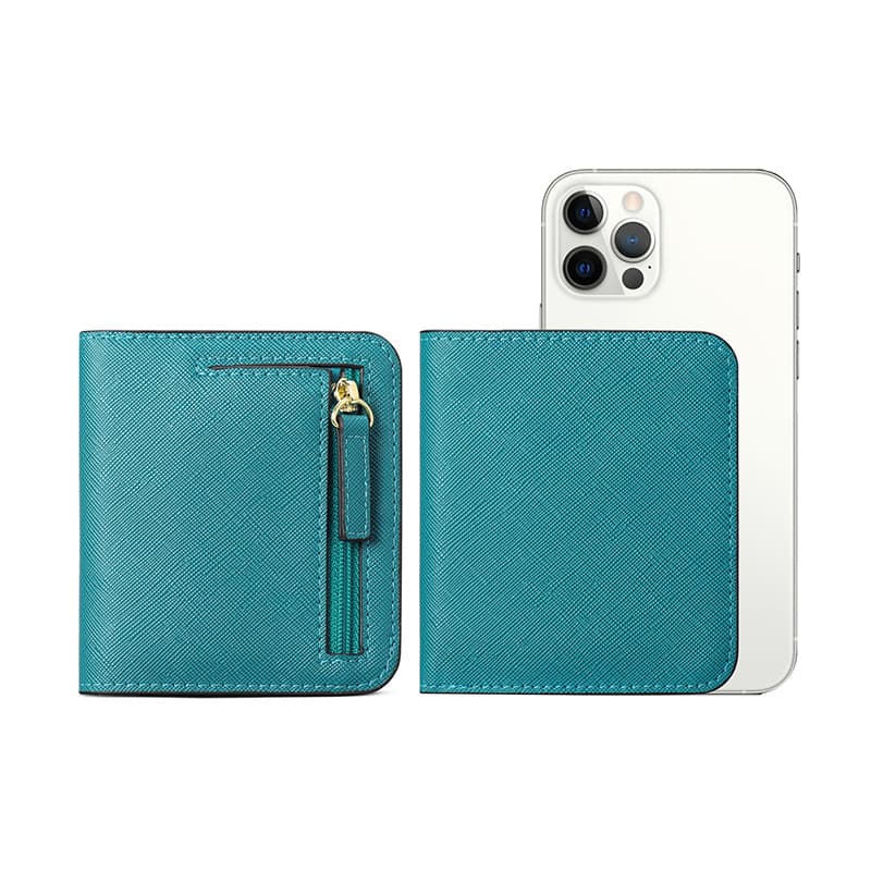 PU leather Coin Purse Wallet RFID Money Clip thumbnail 5