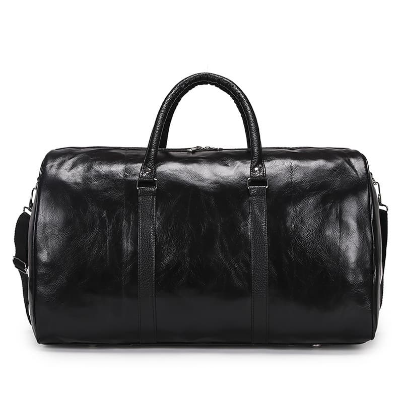 Pu Leather Sport Gym Duffle Travel Bag thumbnail 4