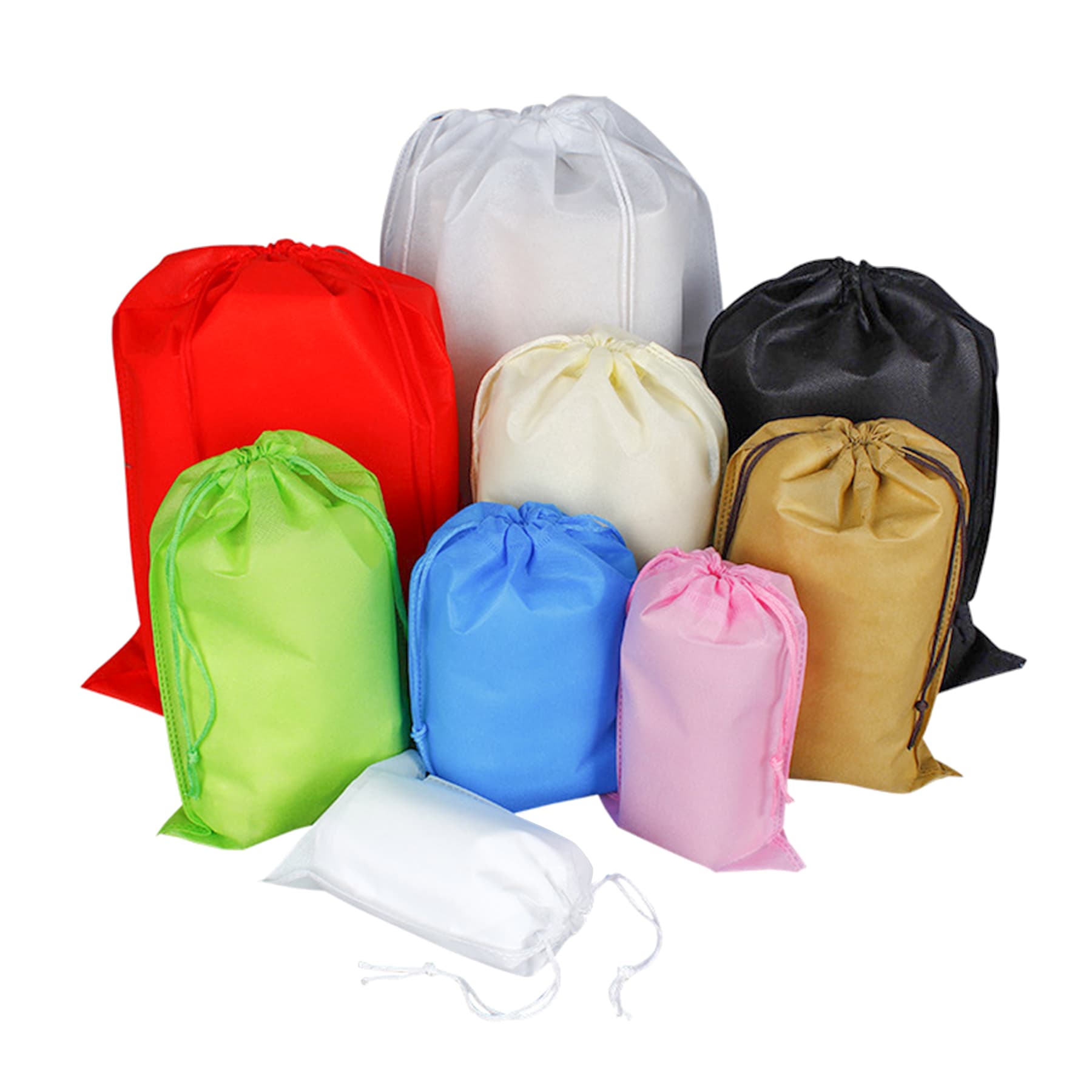 Non-woven Drawstring Shoes Organizer Bag thumbnail 9