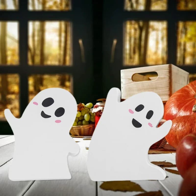 Plastic Halloween Ghost Decoration Pendant thumbnail 2