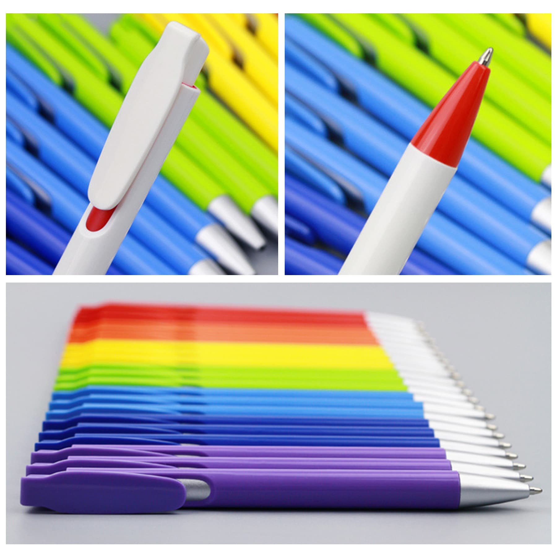 Plastic Retractable Ballpoint Pen thumbnail 16