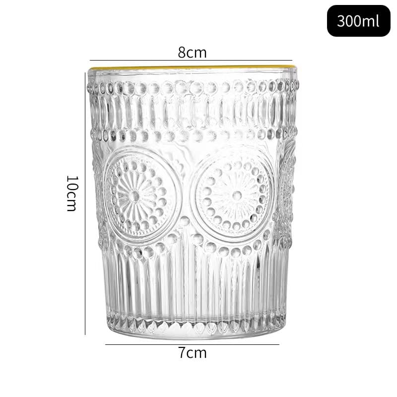 Romantic Sunflower Embossed Wine Glass thumbnail 2