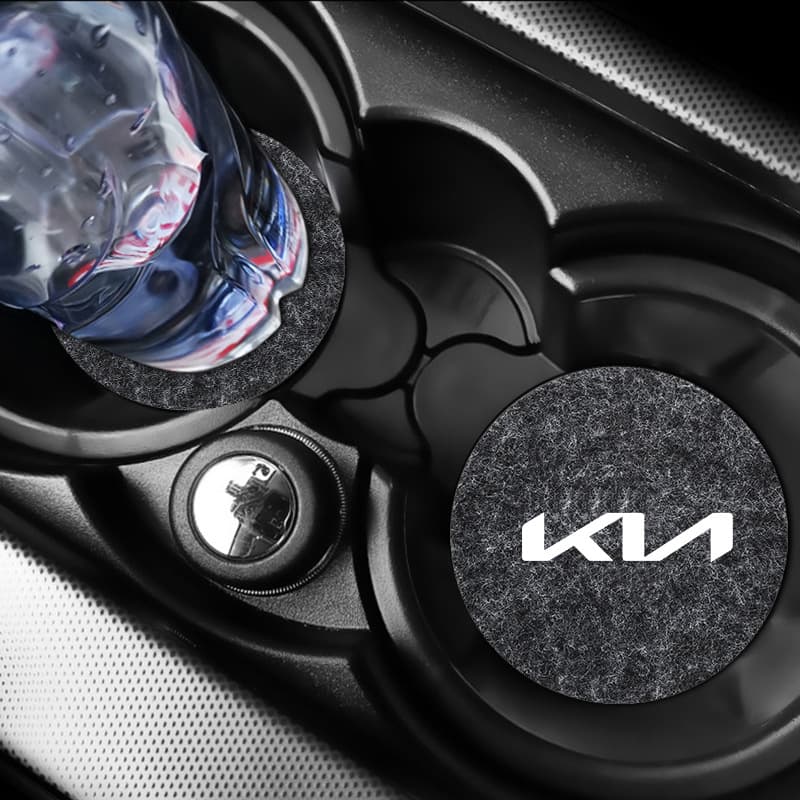 Round Felt Coaster for Drinks Absorbent thumbnail 3