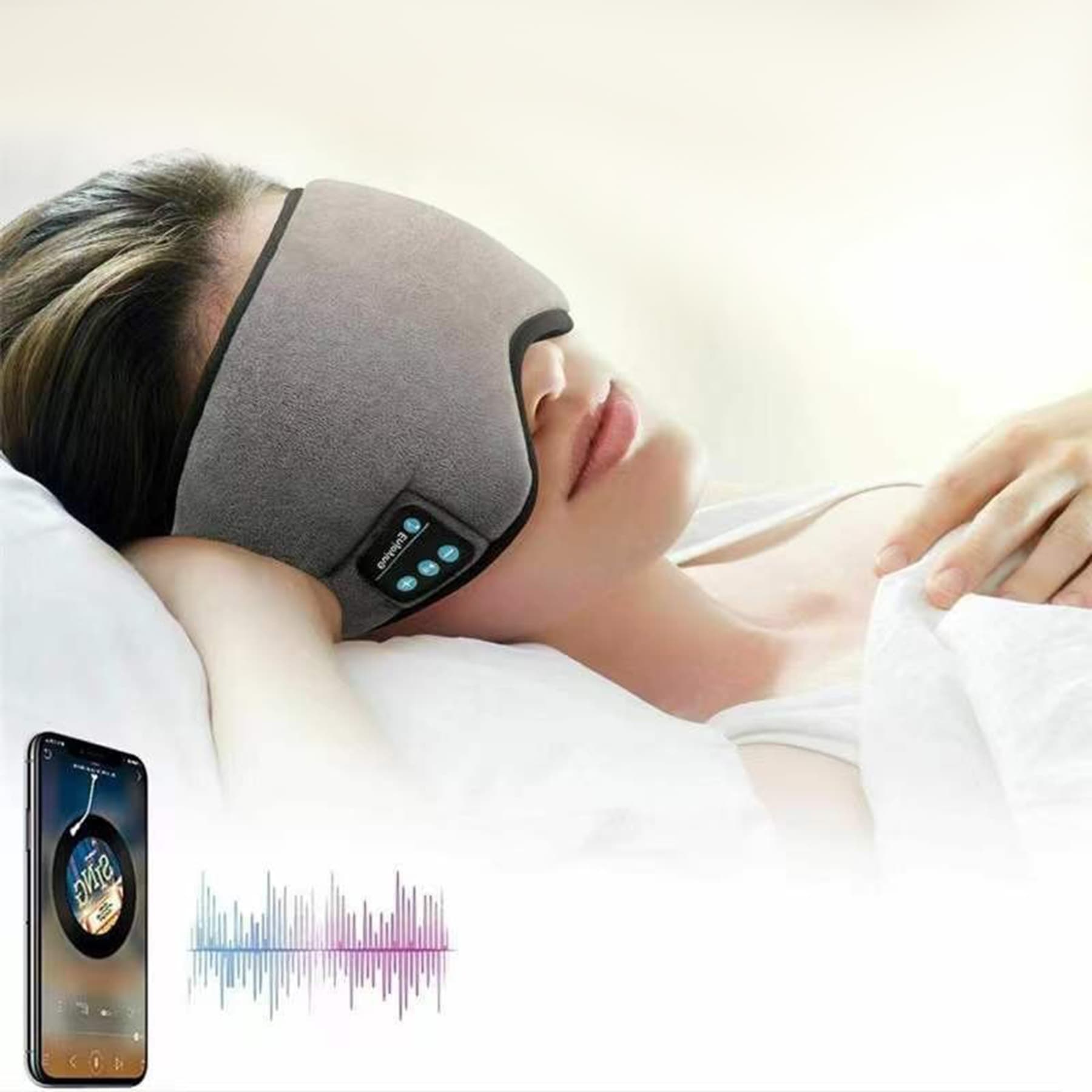 Bluetooth Sleep Eye Mask Wireless Headphones thumbnail 7