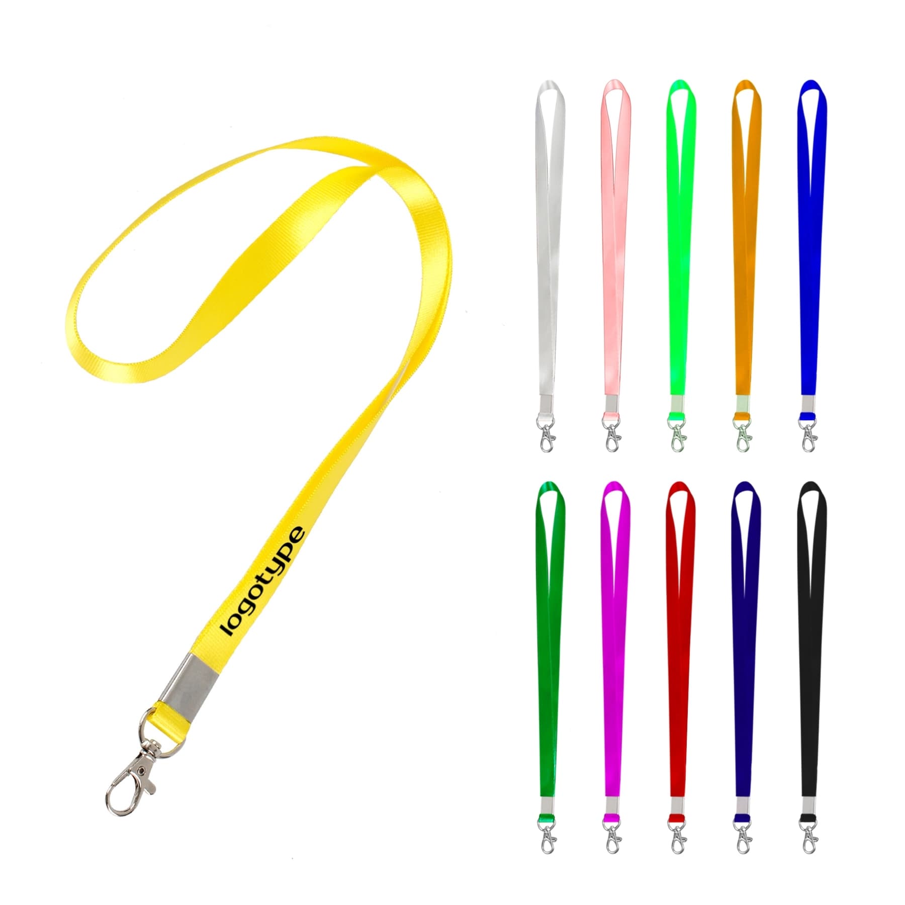 Silkscreen Polyester Lanyard Lobster Claw thumbnail 2