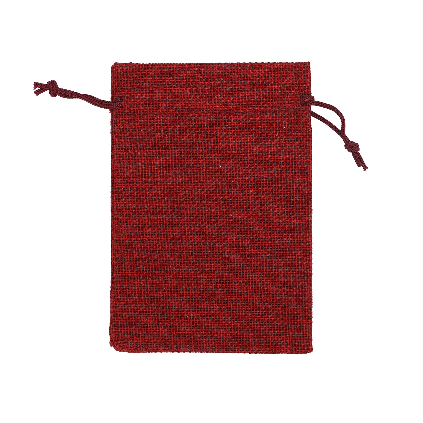 Custom Burlap Gift Bag 4"X6" thumbnail 2