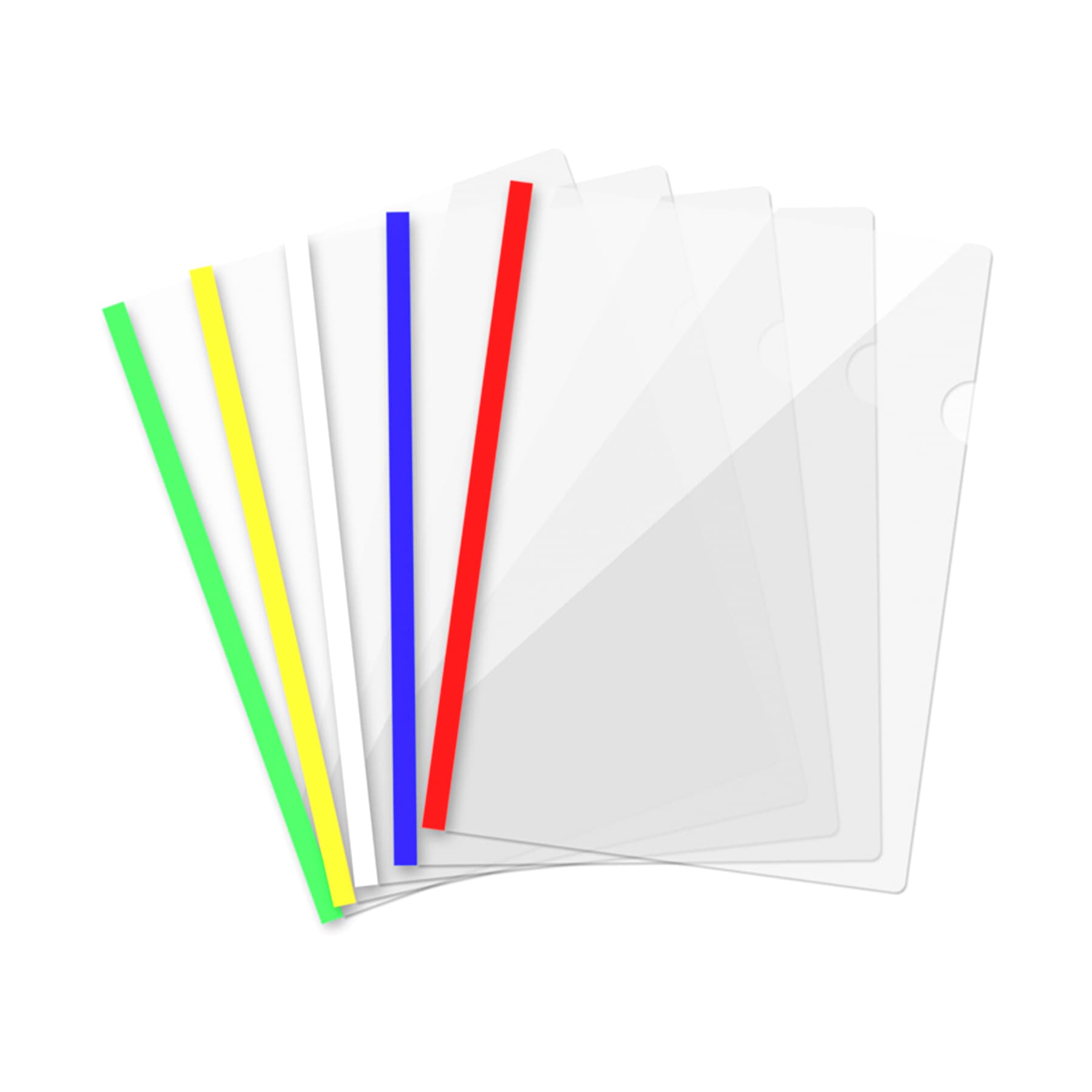 A4 Transparent File Document Folder with Sliding Bars thumbnail 6