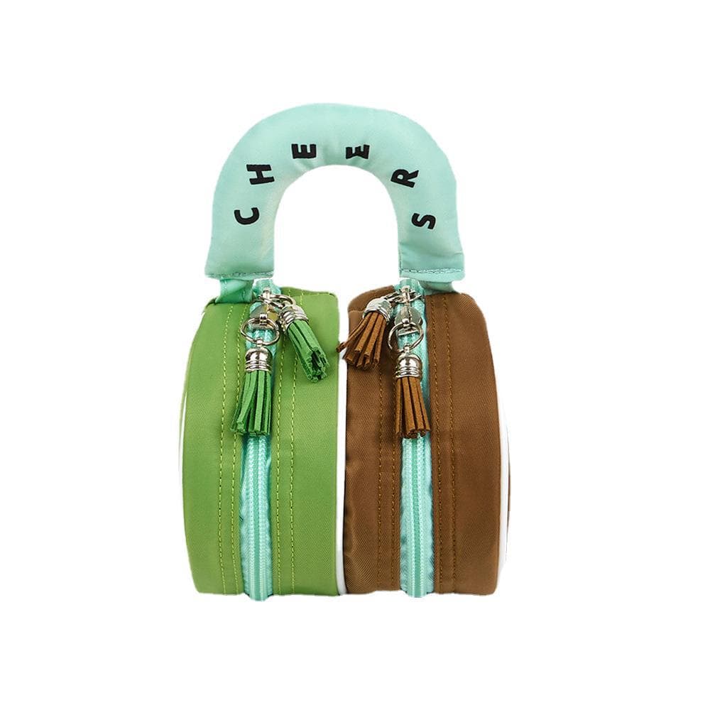 Nylon cylinder hand makeup bag thumbnail 2