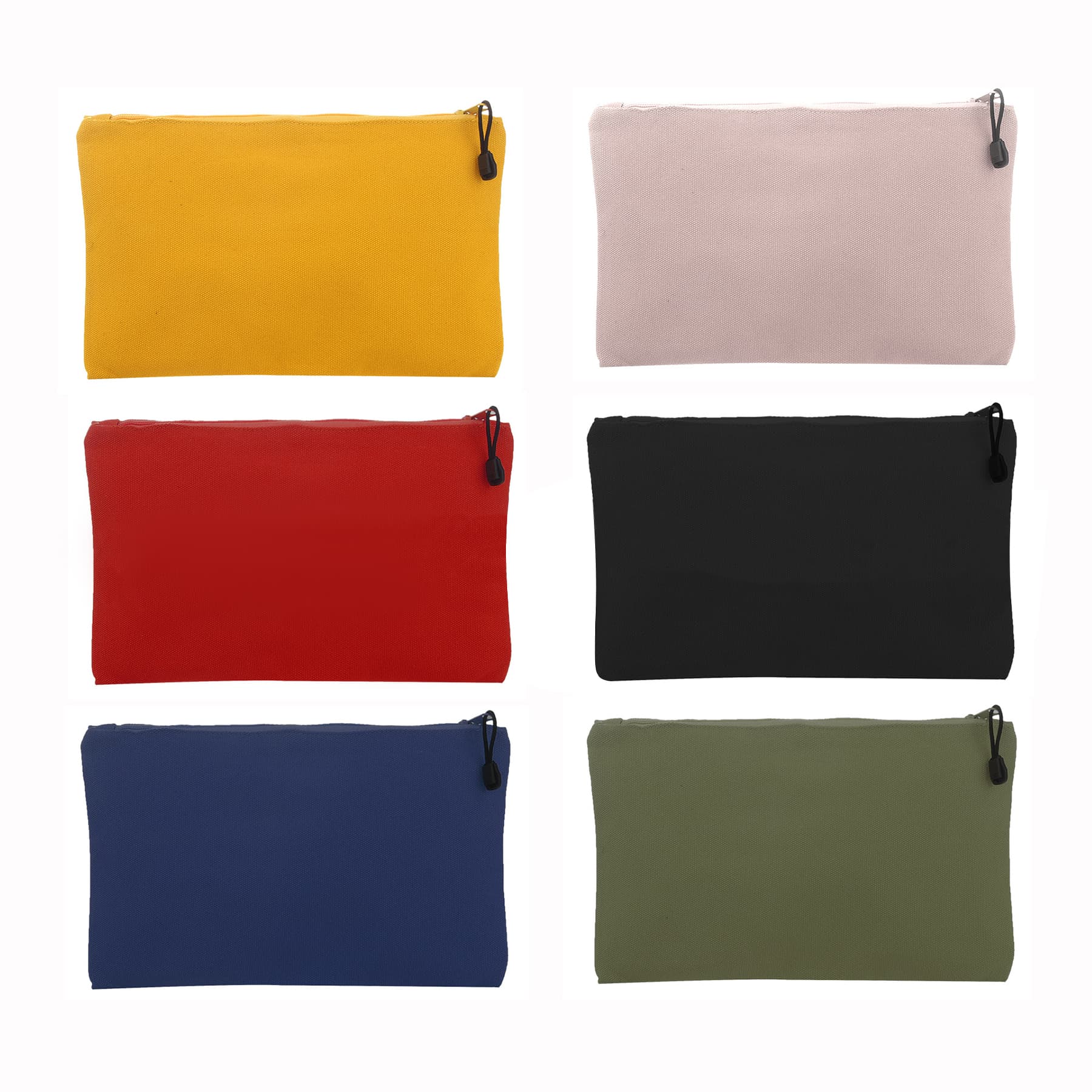 Zipper Pencil Bag Canvas Pen Case thumbnail 6