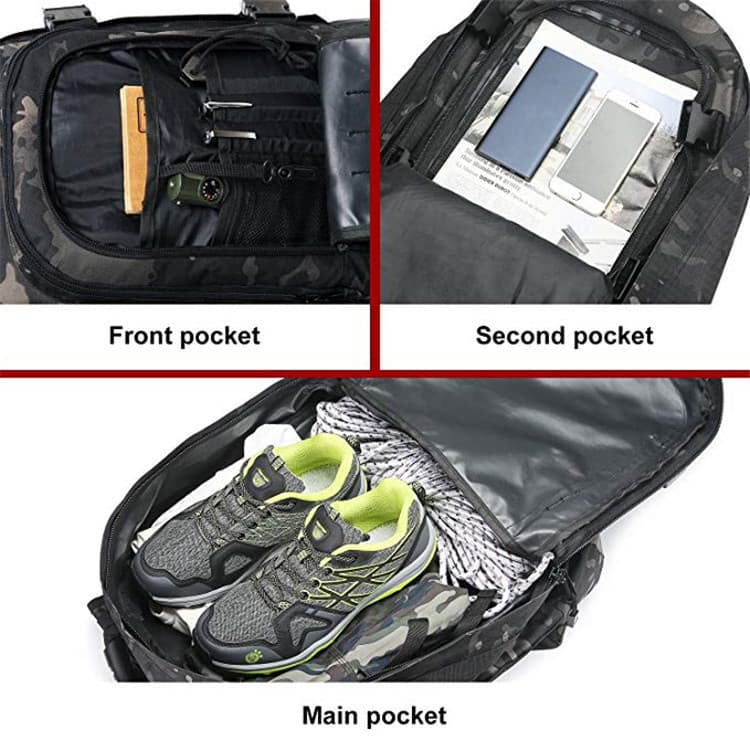 Military Tactical Expandable Waterproof Assault Backpack thumbnail 7