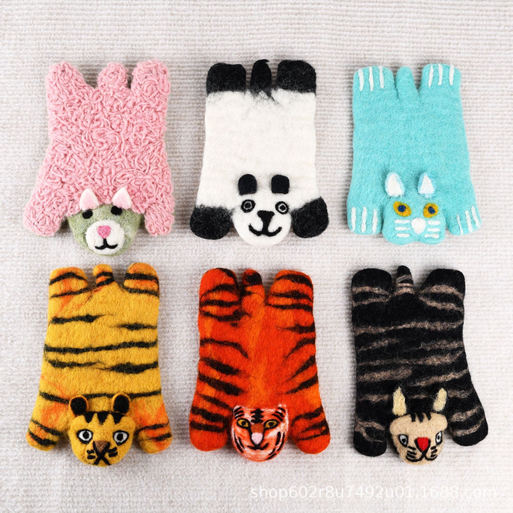 Wool Felt Animal Shape Coaster thumbnail 2