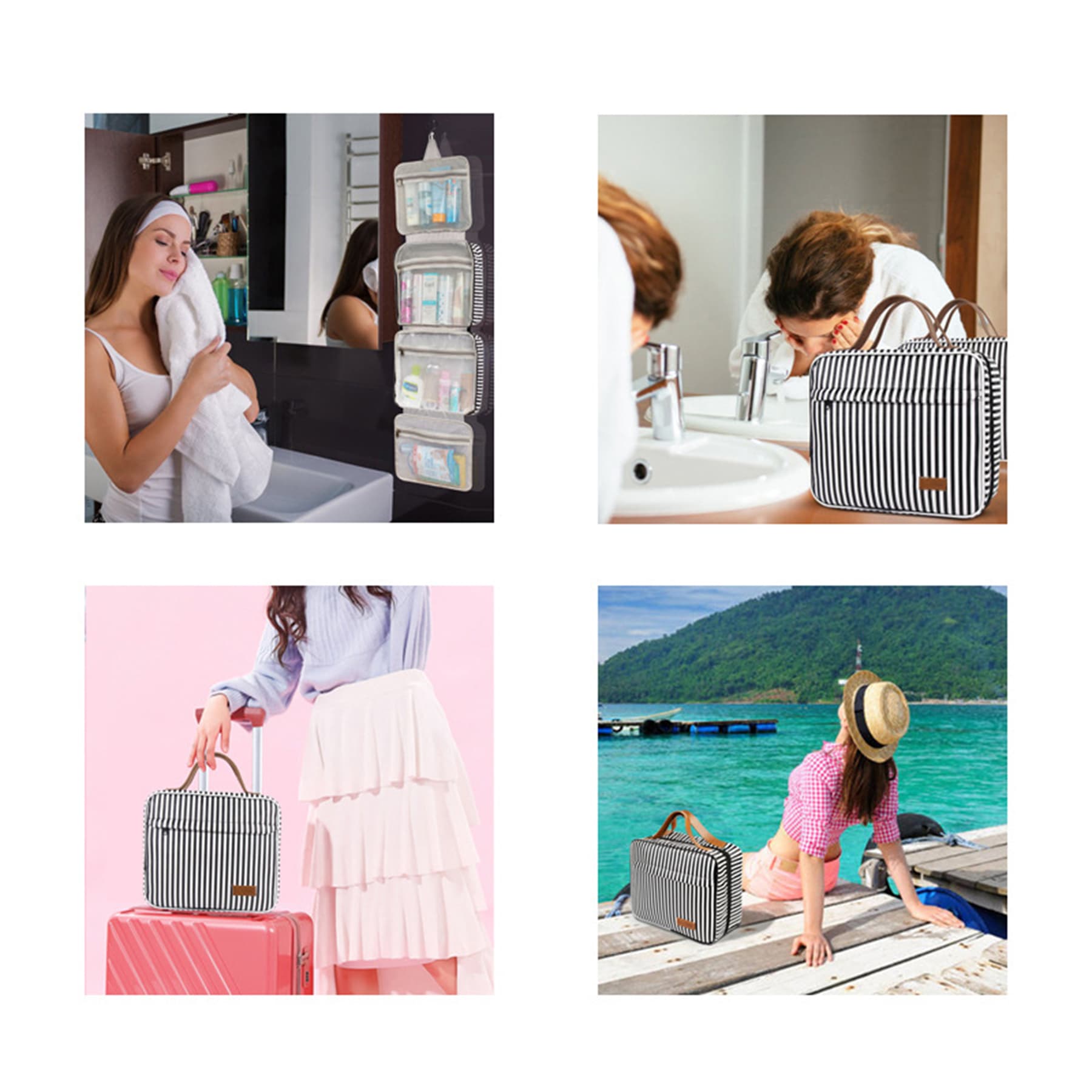 Hanging Travel Toiletry Bag thumbnail 9