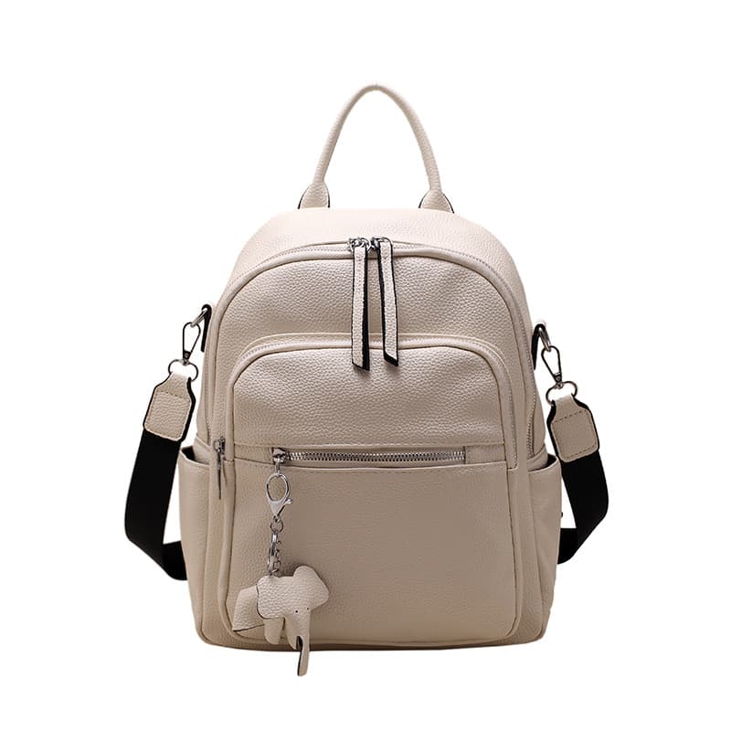 PU leather Large-capacity casual compact backpack thumbnail 6