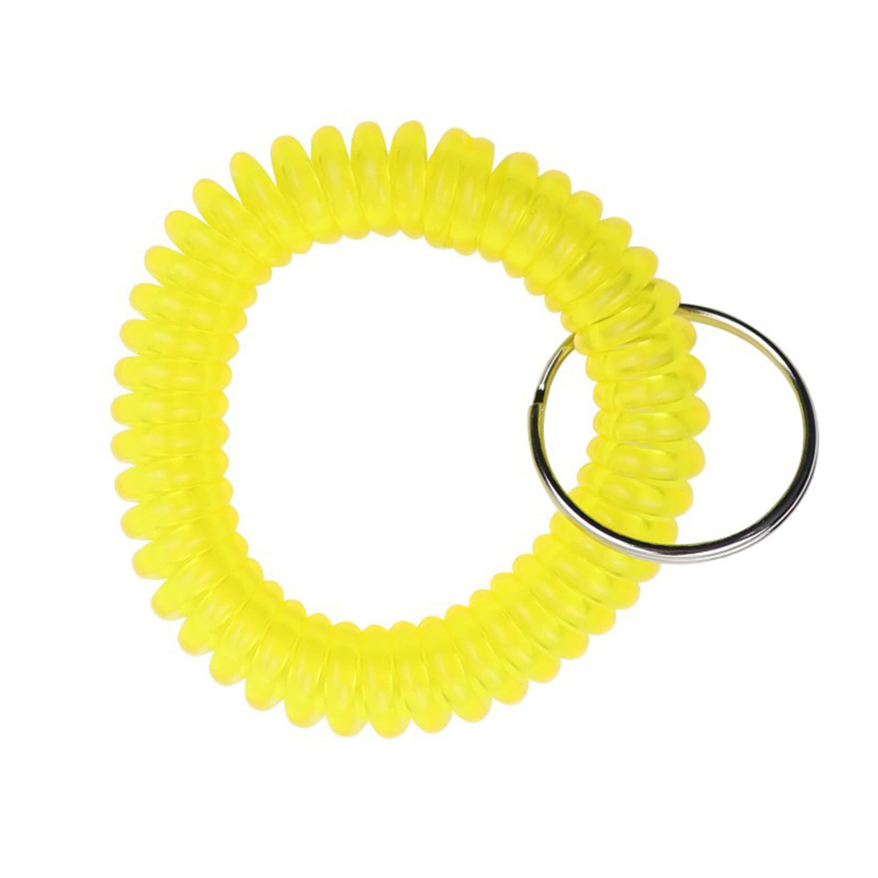 Custom Spiral Wrist Coil Keychain W/ Tag thumbnail 3