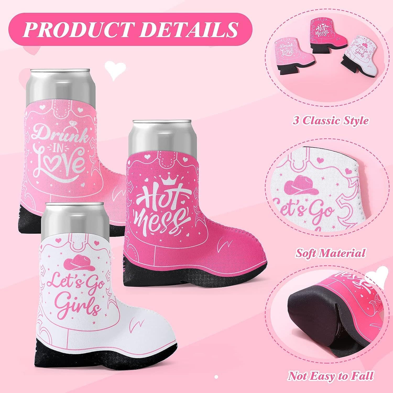 Shoe Shaped Neoprene Can Cooler