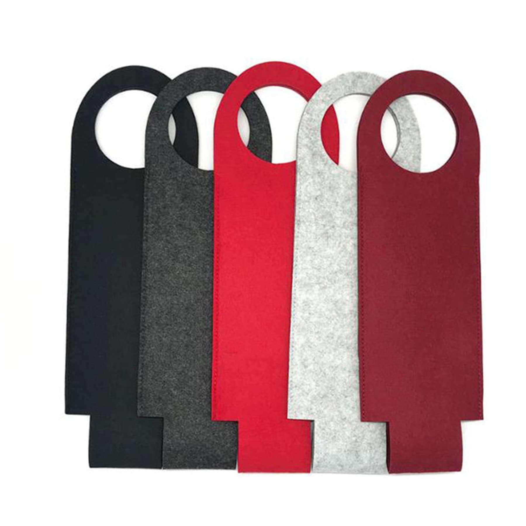 Felt Fabric Wine Bottle Carrier Tote Bag thumbnail 2
