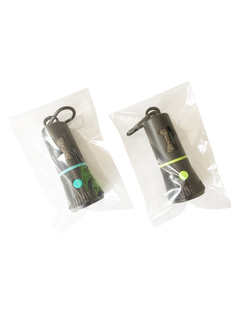 Waste Bags Holder Dispenser With LED Flashlight Poop thumbnail 2