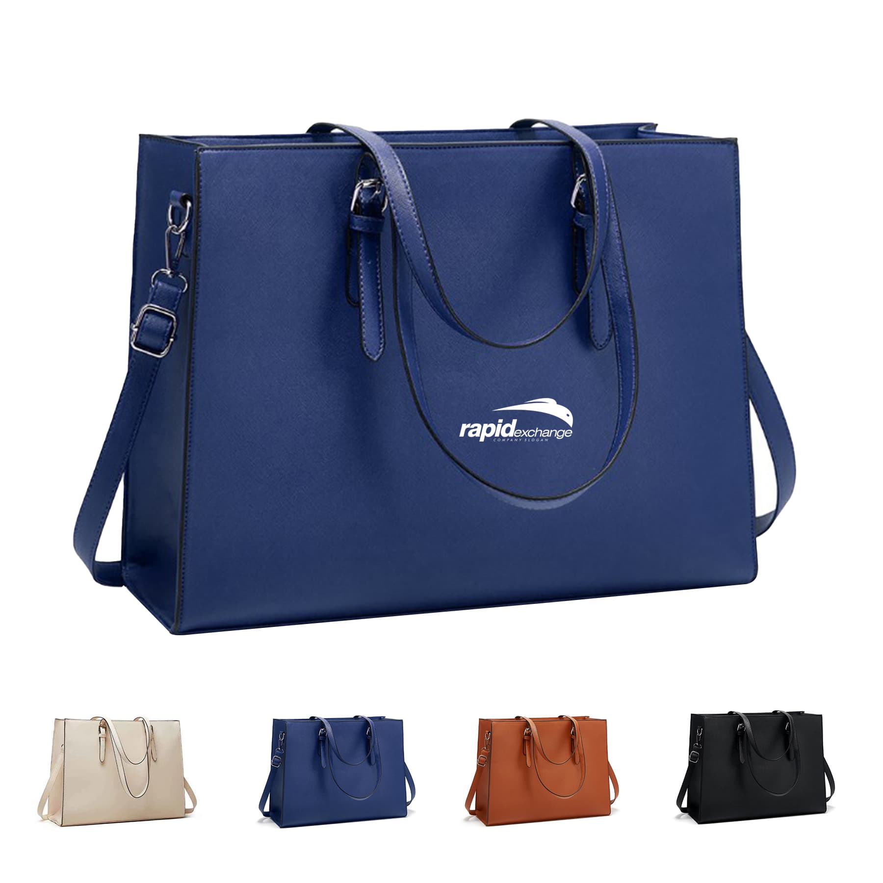 Laptop Bag For Women Leather 15.6 Inch Computer Tote Bag