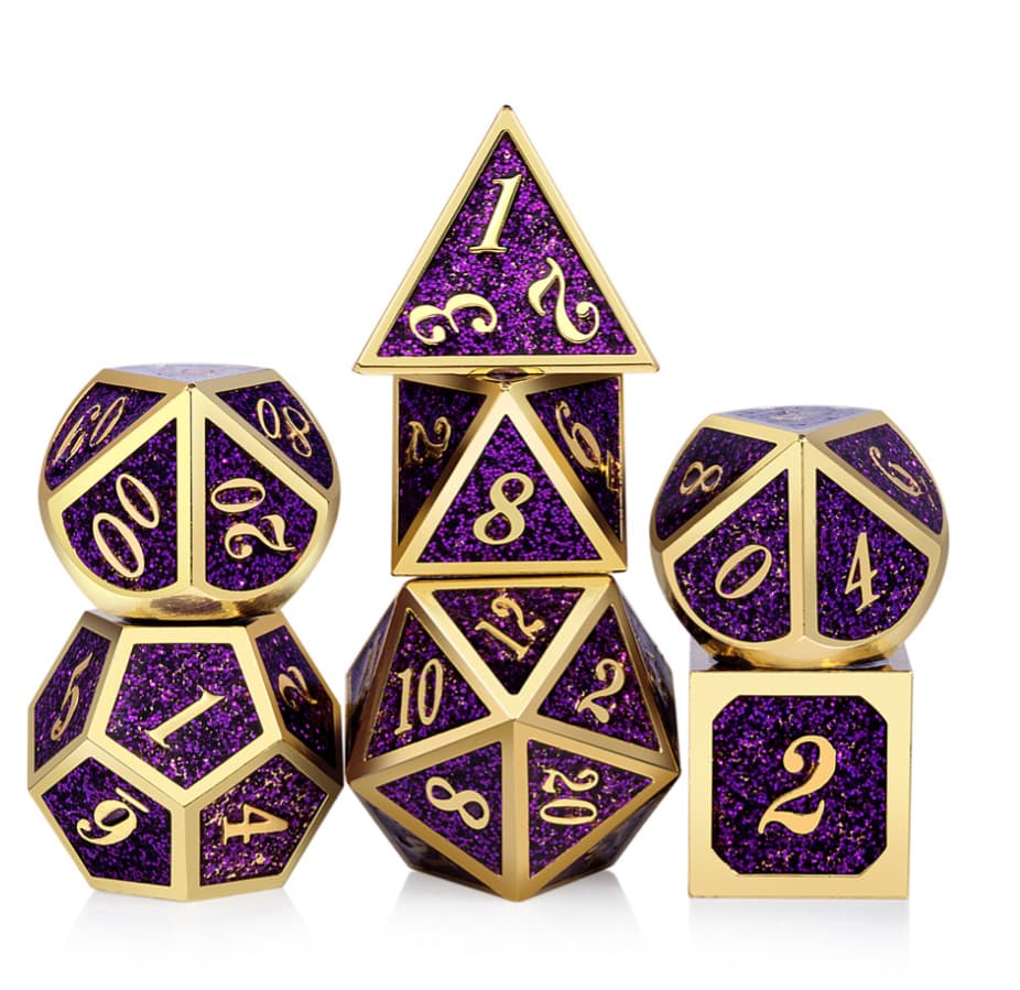 Table Board Game Zinc Alloy Dice thumbnail 3
