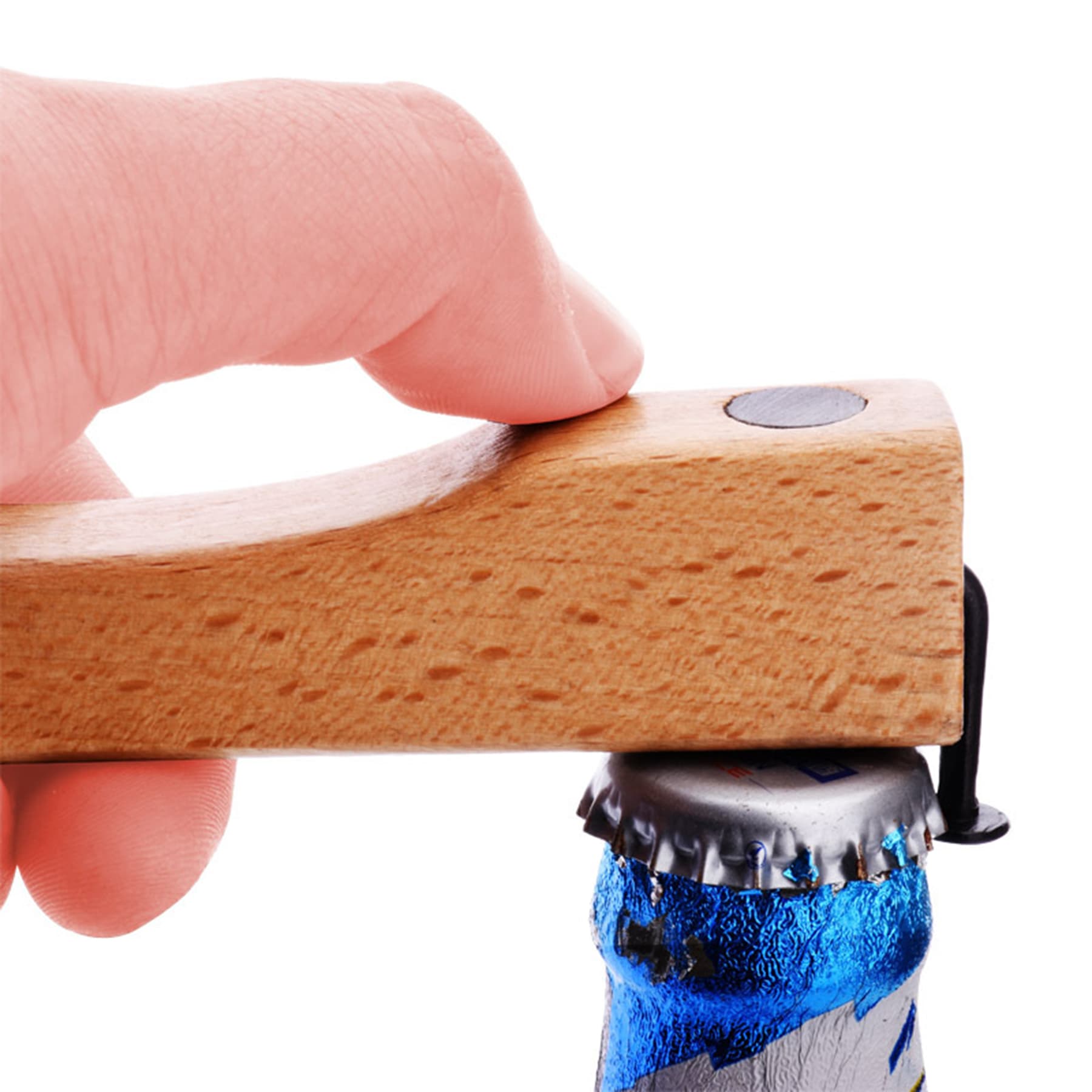 Wooden Bottle Opener With Magnetic