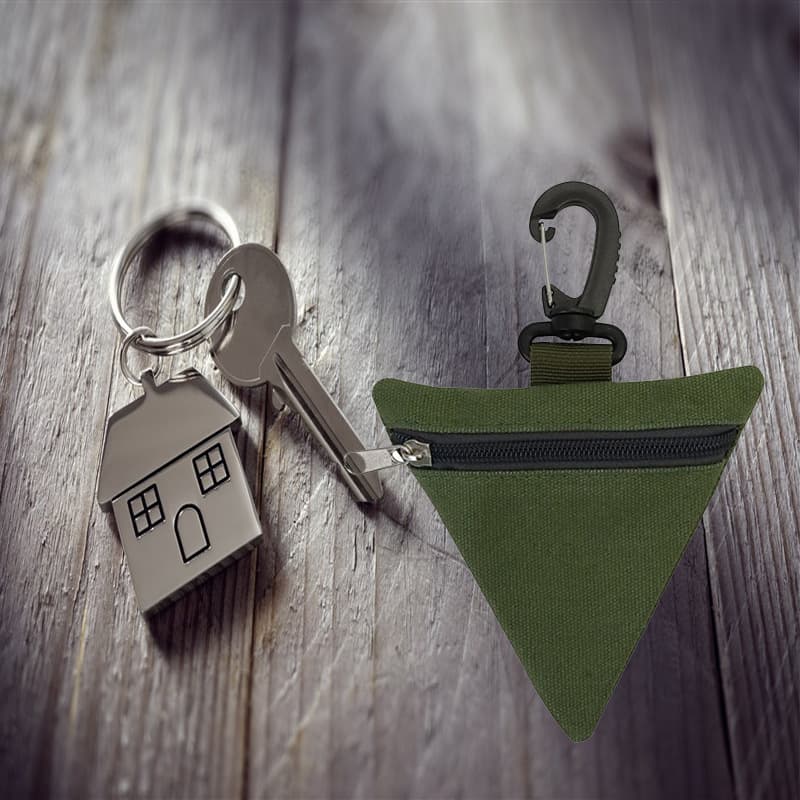 Change Coin Purse Pouch Keychain Wallet thumbnail 3