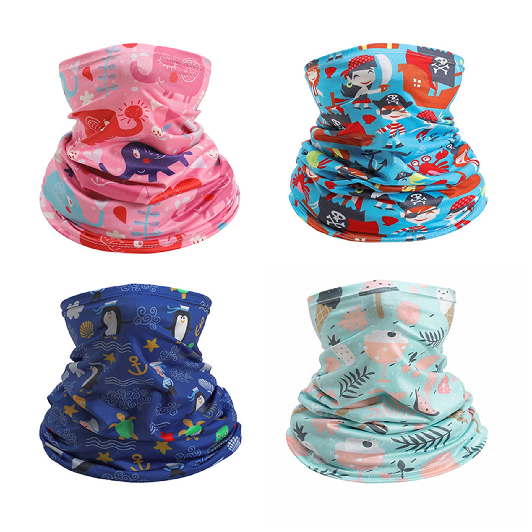 9"x20" Single Layer Lycra Full Color Tube Neck Gaiter thumbnail 11