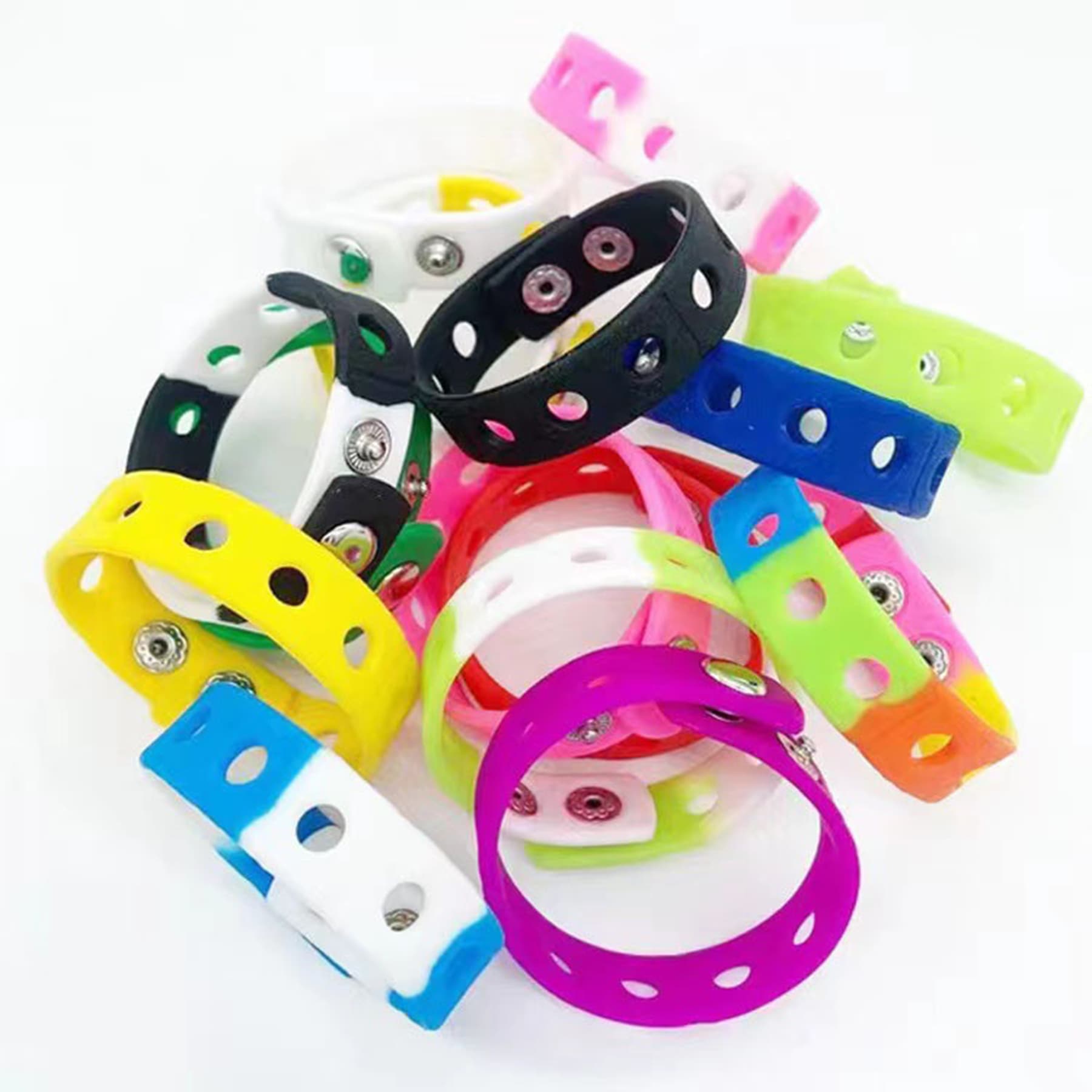 Silicone Wristbands Adjustable Kids Bracelets thumbnail 14