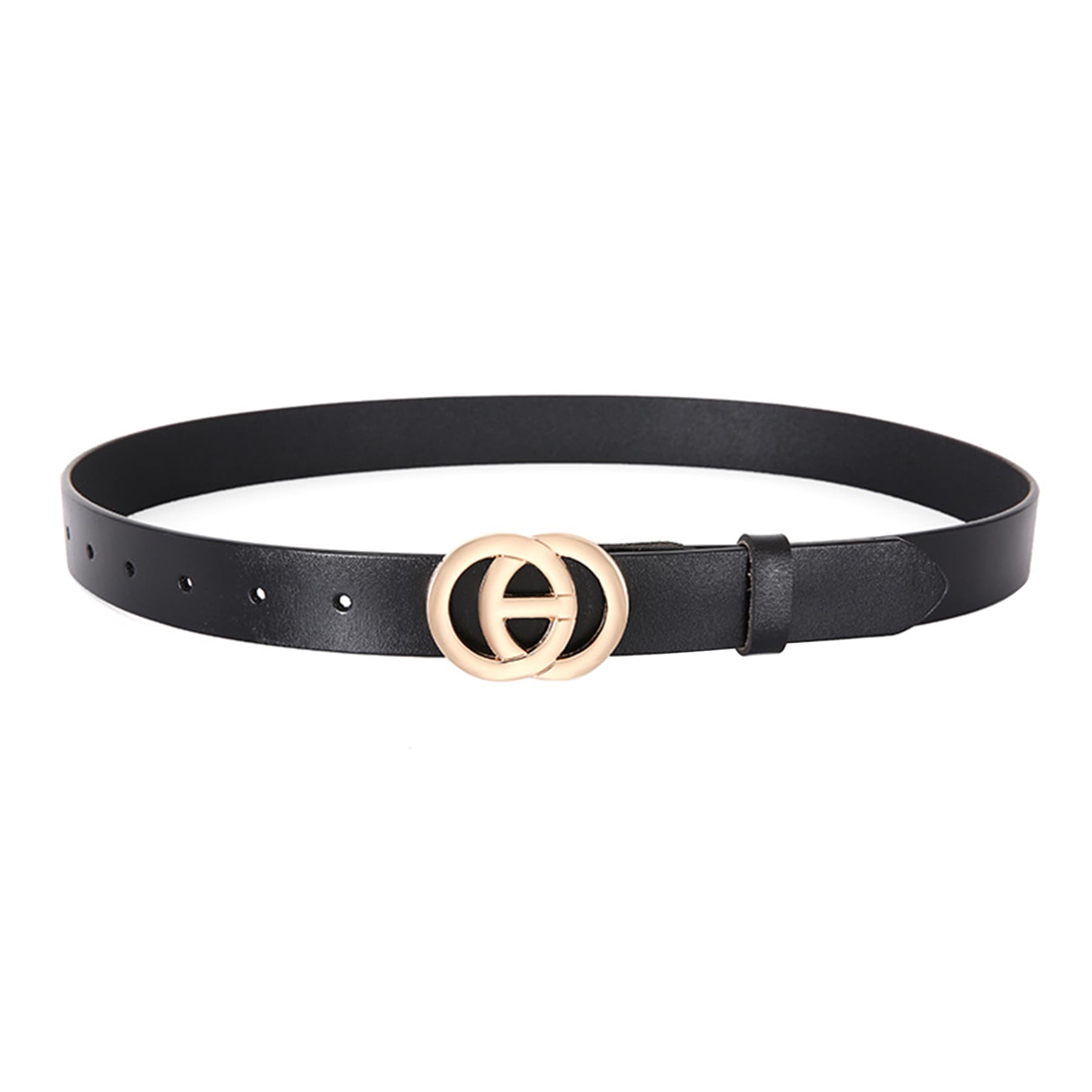 Ladies Slim Leather Belt