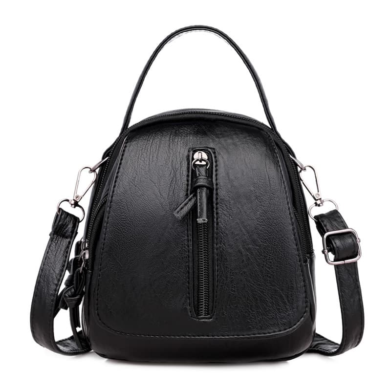 Women Genuine Leather Backpack Purse Travel Handbag College thumbnail 2