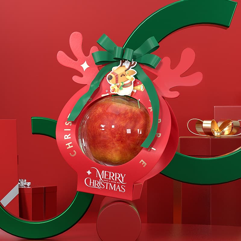 Transparent Festive Christmas Candy Packaging Handle Box thumbnail 8