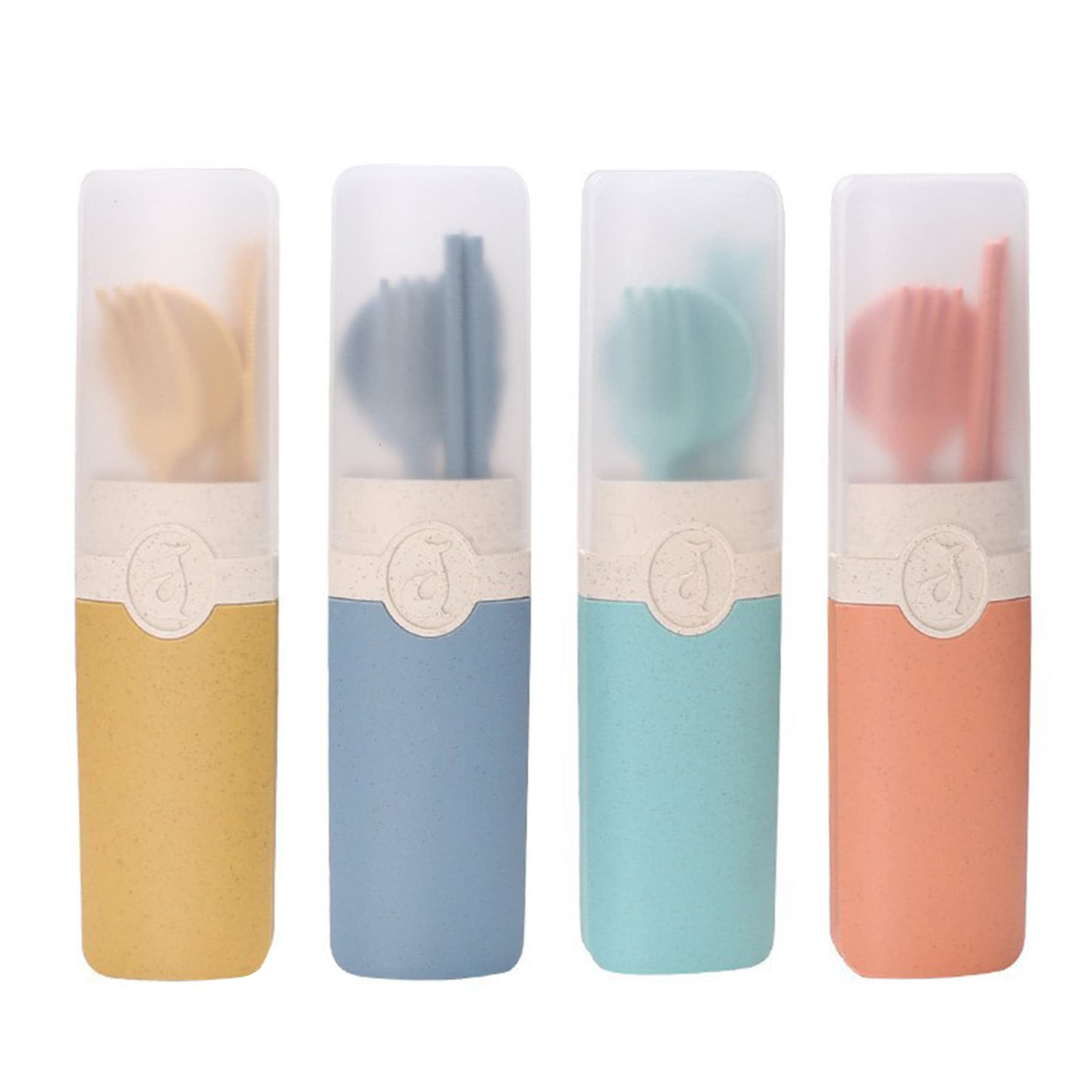 Portable Wheat Straw Cutlery Set