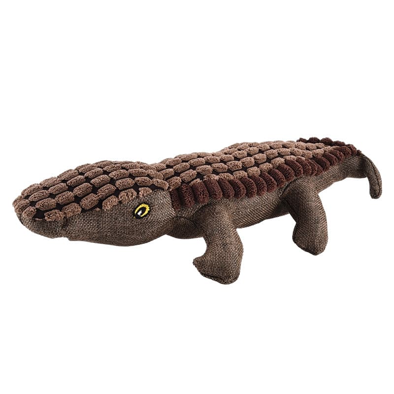 Plush Crocodile Sounding Dog Interactive Biting Toy thumbnail 2