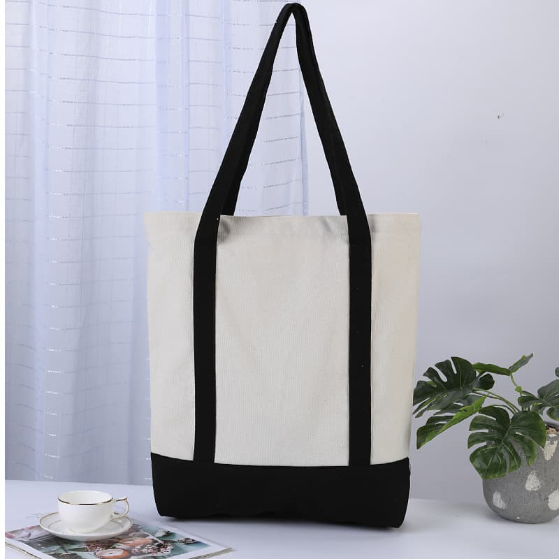 Non-woven Two Tone Boat Tote