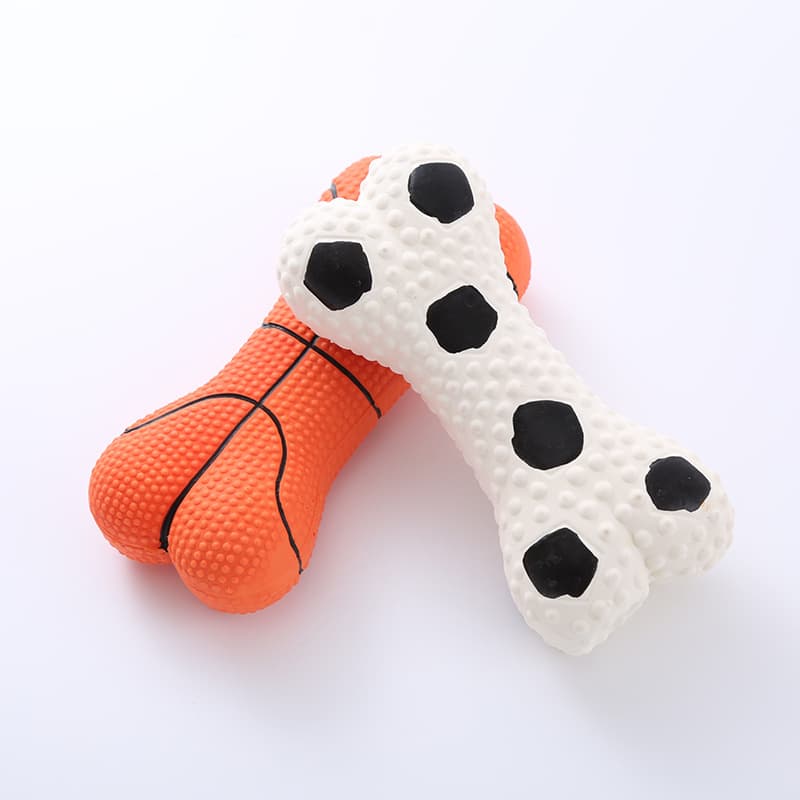 Durable Environmentally Friendly Latex Bone Dog Chew Toys thumbnail 3