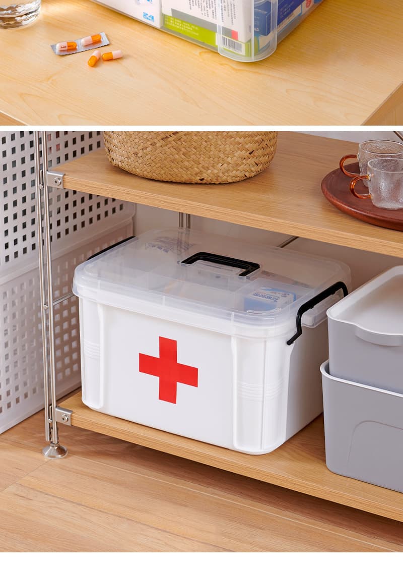 First Aid Medical Kit Storage Case Box