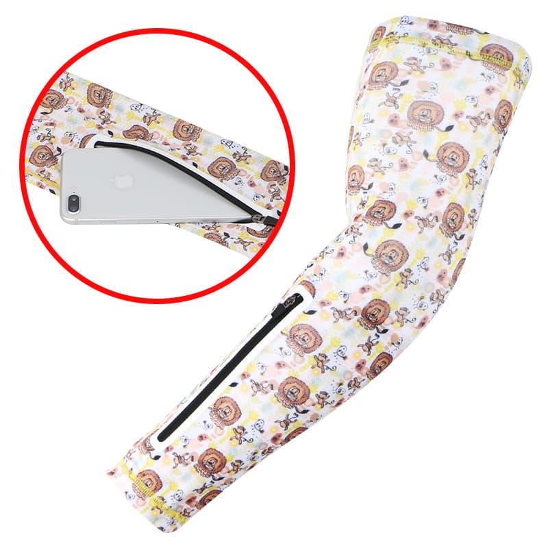 Sport Arm Sleeves With Pocket For Men And Women thumbnail 4