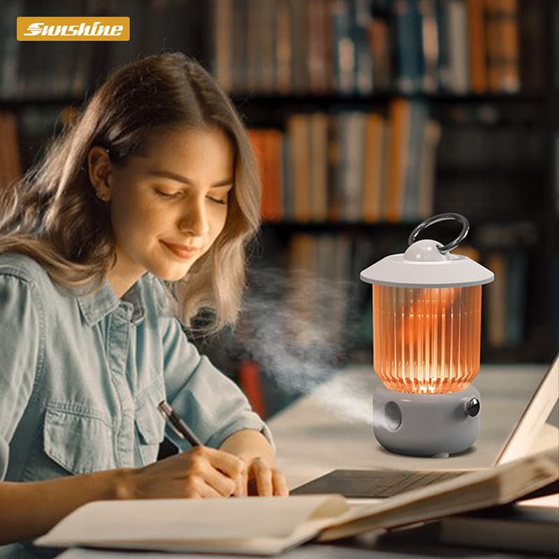 3 In 1 Rechargeable Air Humidifier Lantern Night Light thumbnail 5