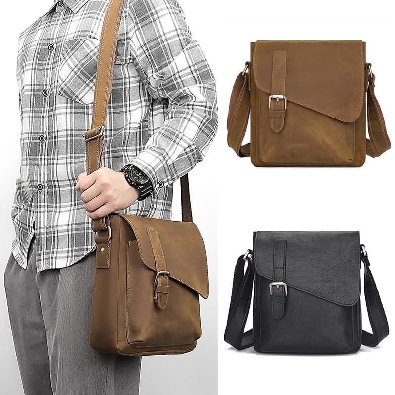Genuine Leather Shoulder Crossbody Bags Waterproof
