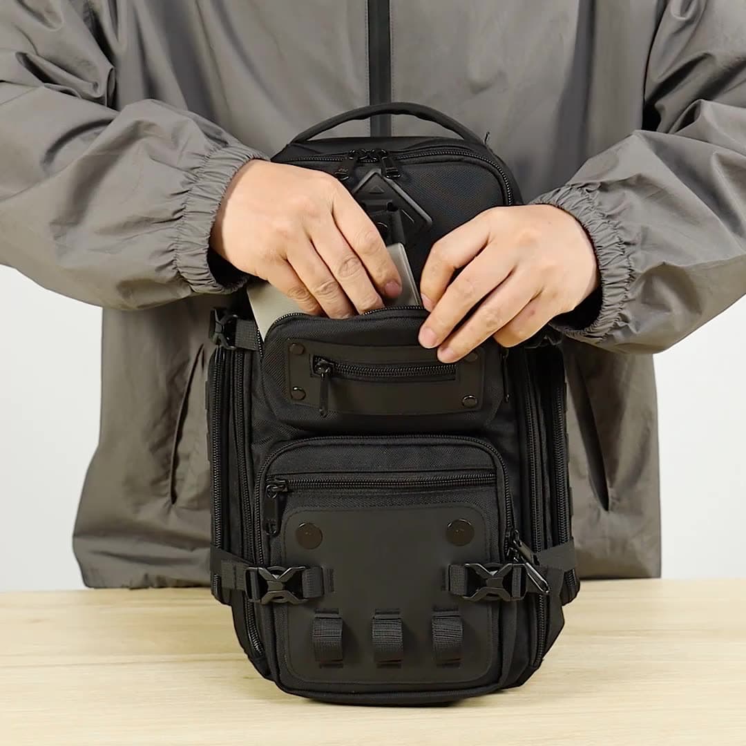 Oxford Sling Backpack Large Capacity Shoulder Crossbody Bags thumbnail 8