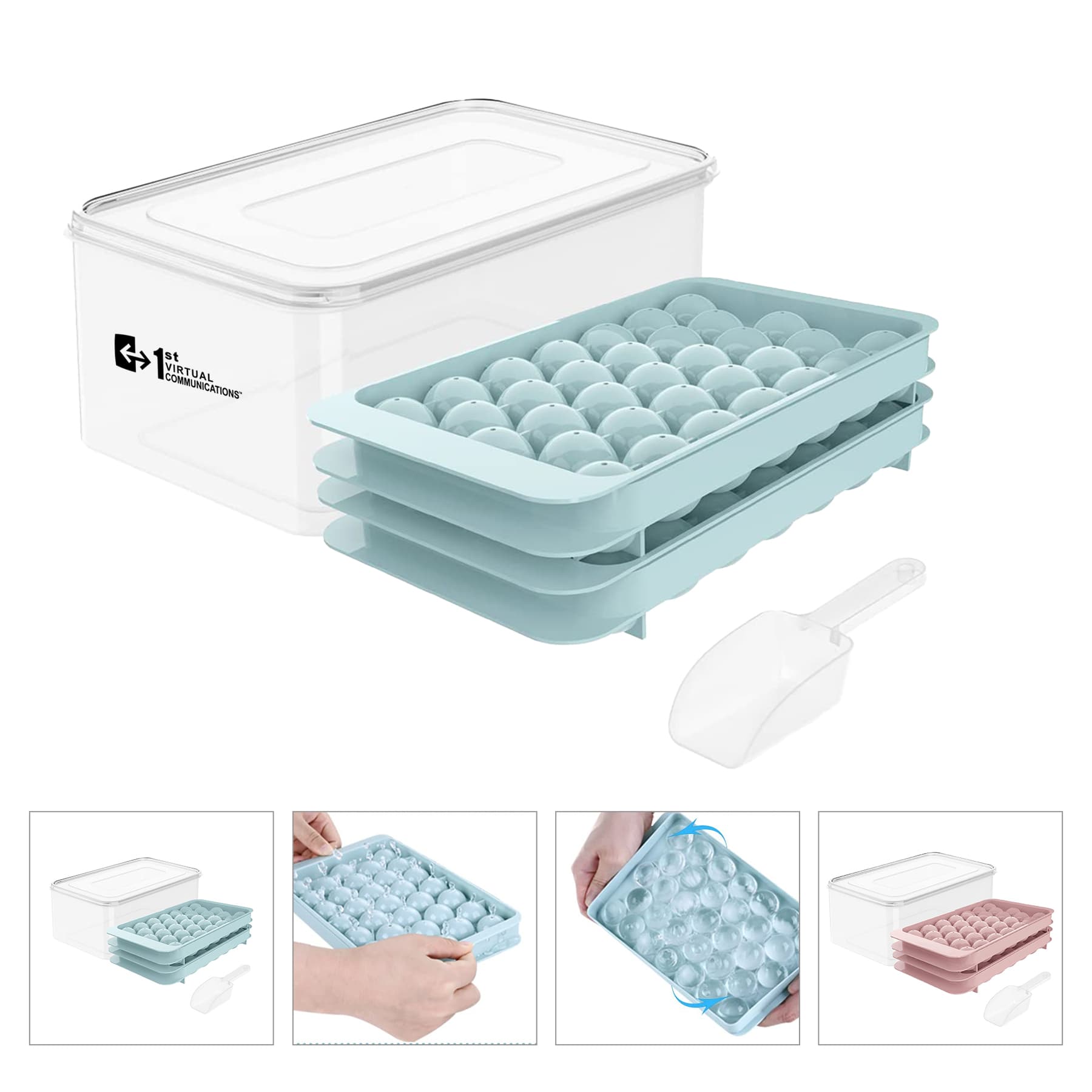 Ice cube trays with Container