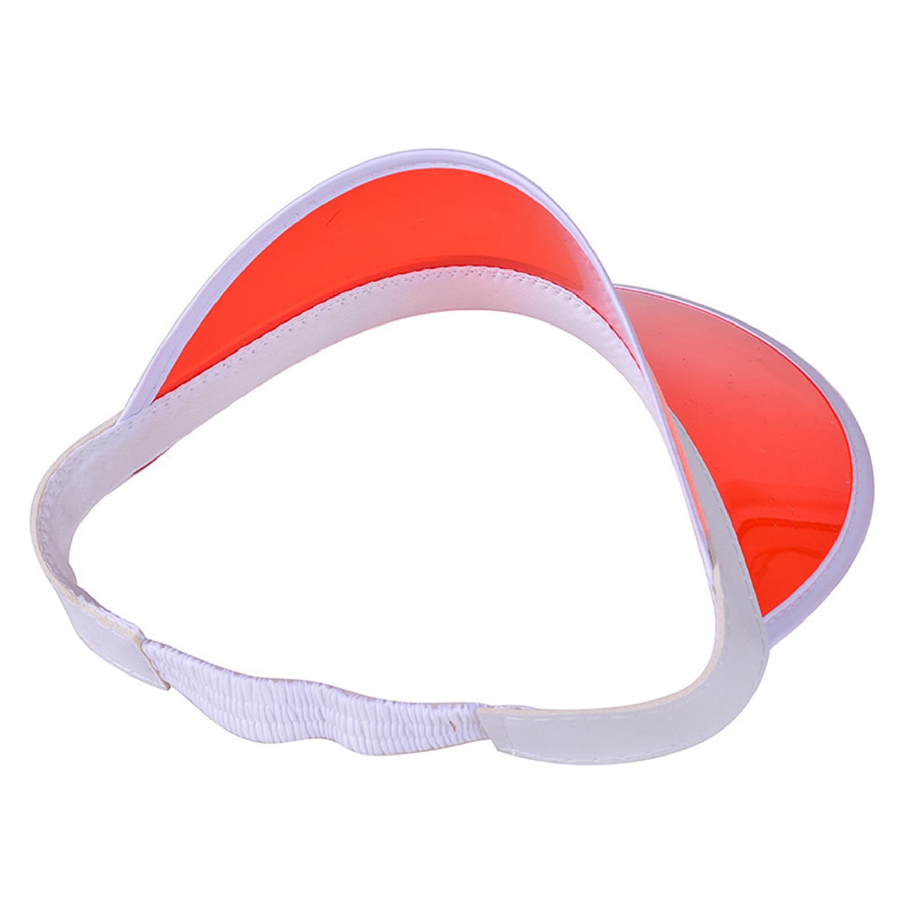 Rainbow Pvc Transparent Sun Visor Hat thumbnail 5