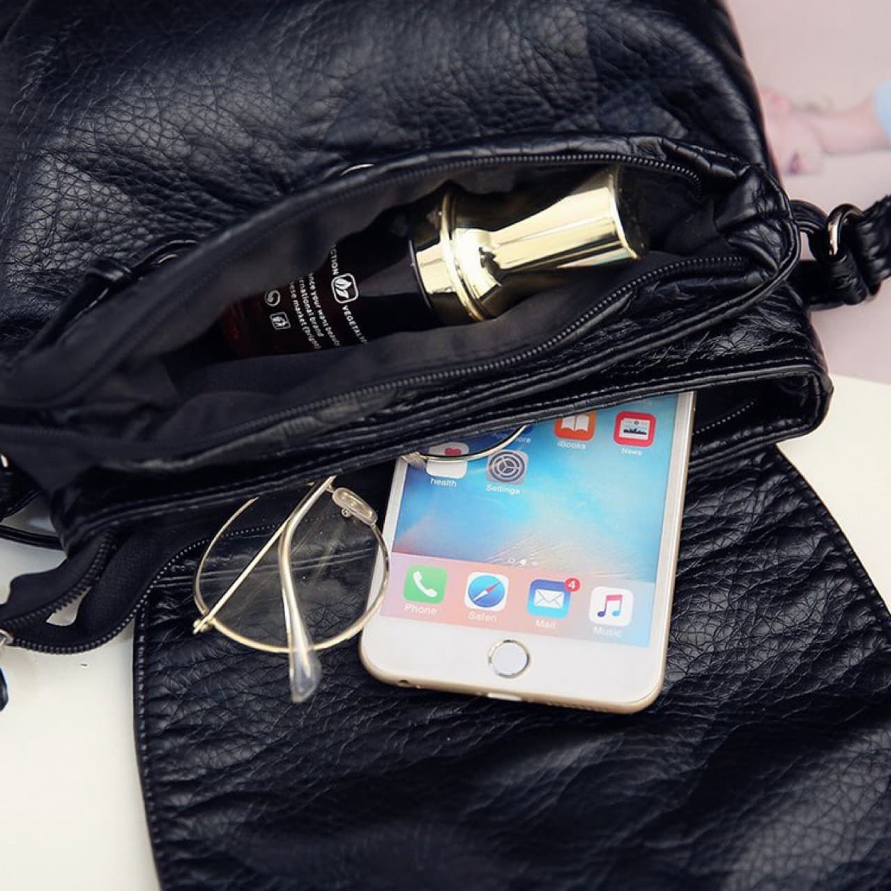 PU Leather Ladies Shoulder Cross-body Bag thumbnail 6