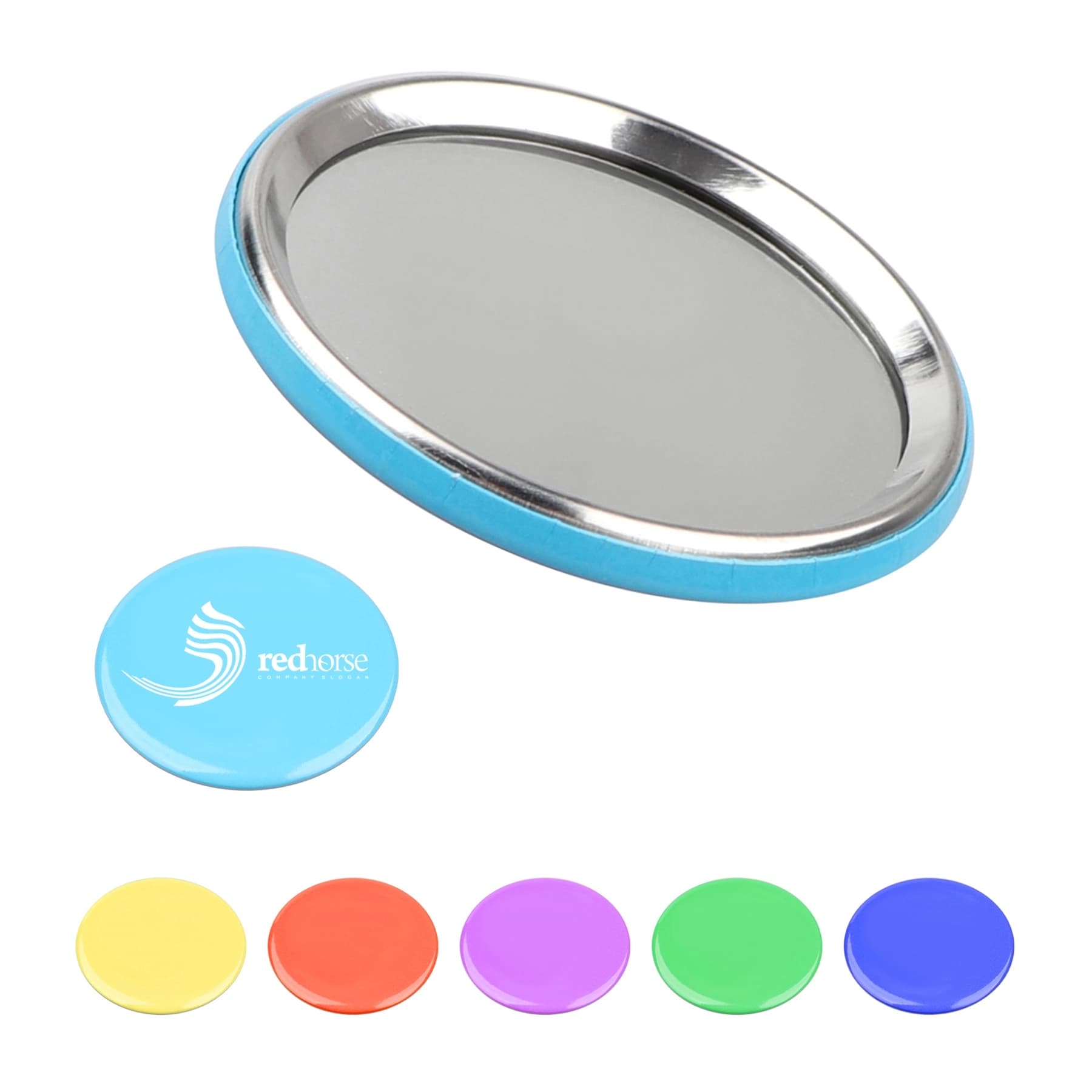 Round Compact Mirror Button thumbnail 6