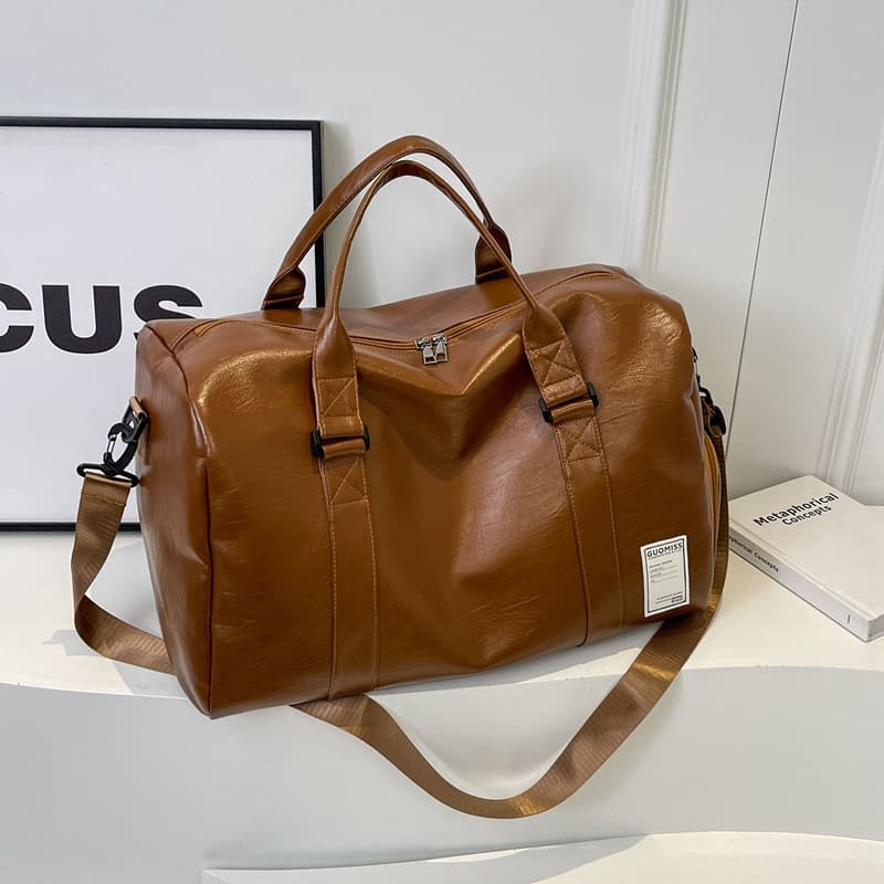 Leather Travel Duffel Bags thumbnail 14