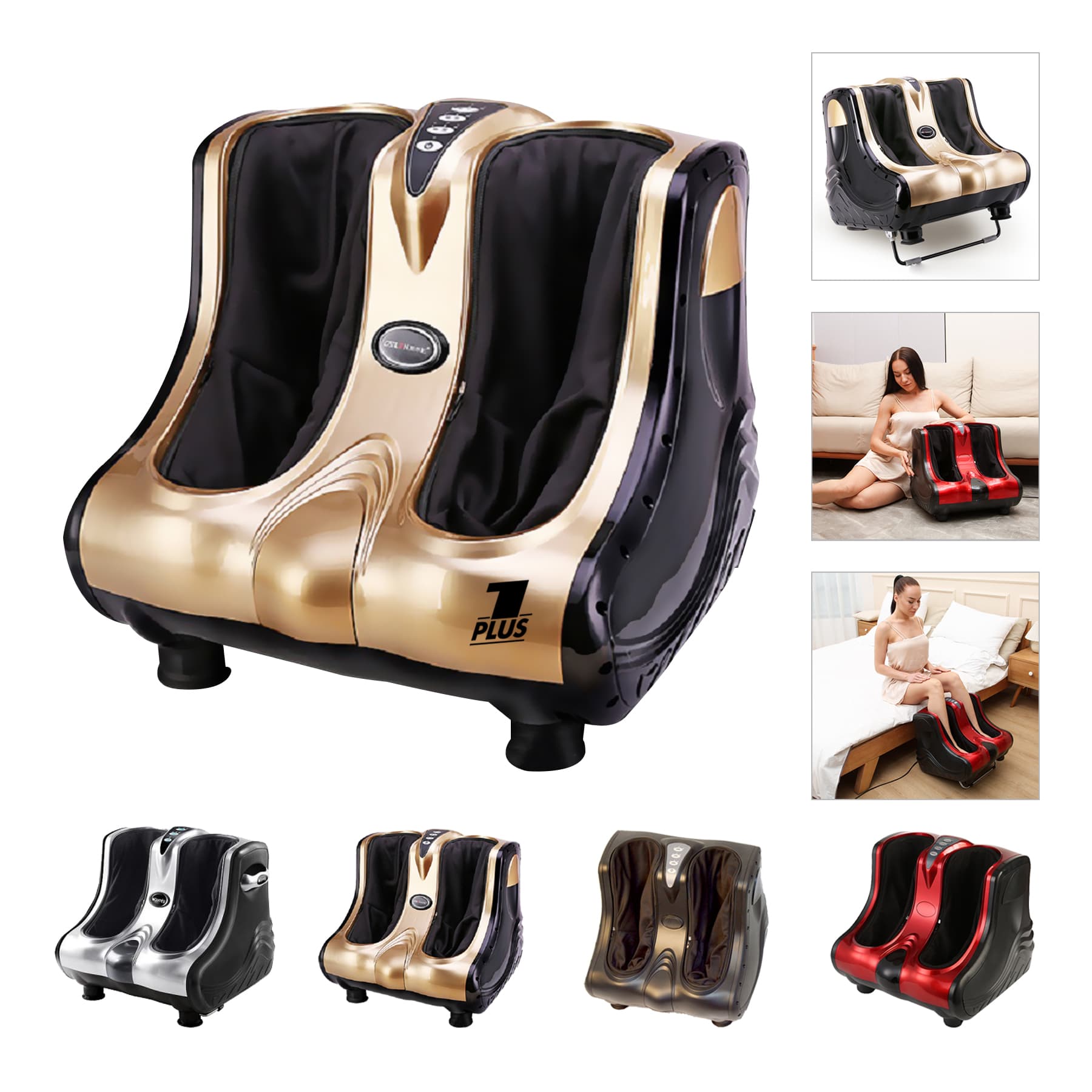 Electric Shiatsu Roller Calf Foot Massager