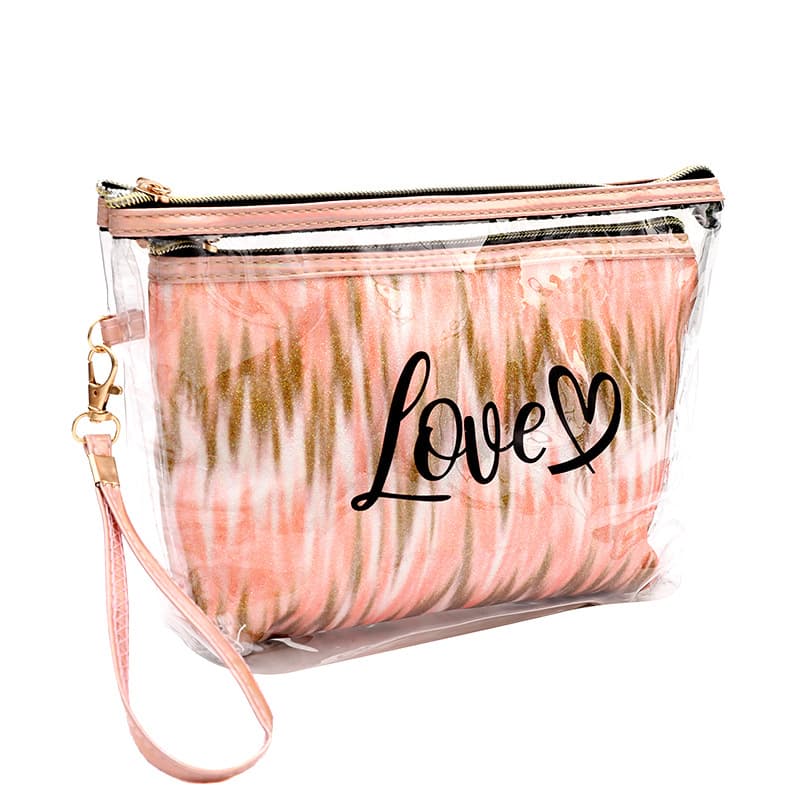 Pvc Travel Cosmetic 2 In 1 Bag thumbnail 2